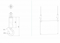 Steelwire Hook obešanka s kavljem