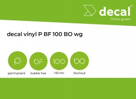decal vinyl P BF 100 BO wg
