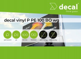 decal vinyl P PE 100 BO wg